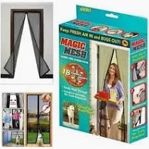 Magic Mesh Screen Door — Hands-Free Magnetic Door Curtain