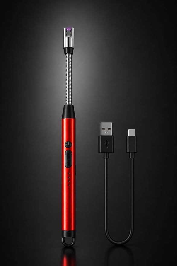 USB Rechargeable Arc Lighter — Flexible Neck Electric Lighter